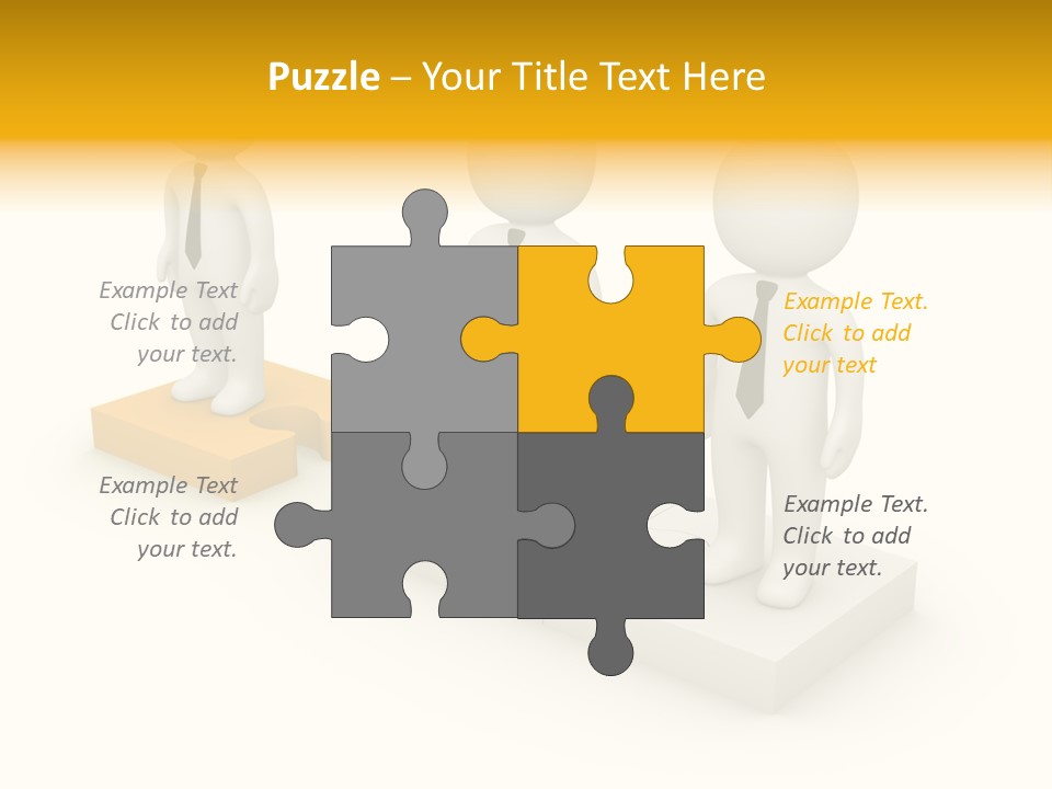Attach Effort Job PowerPoint Template