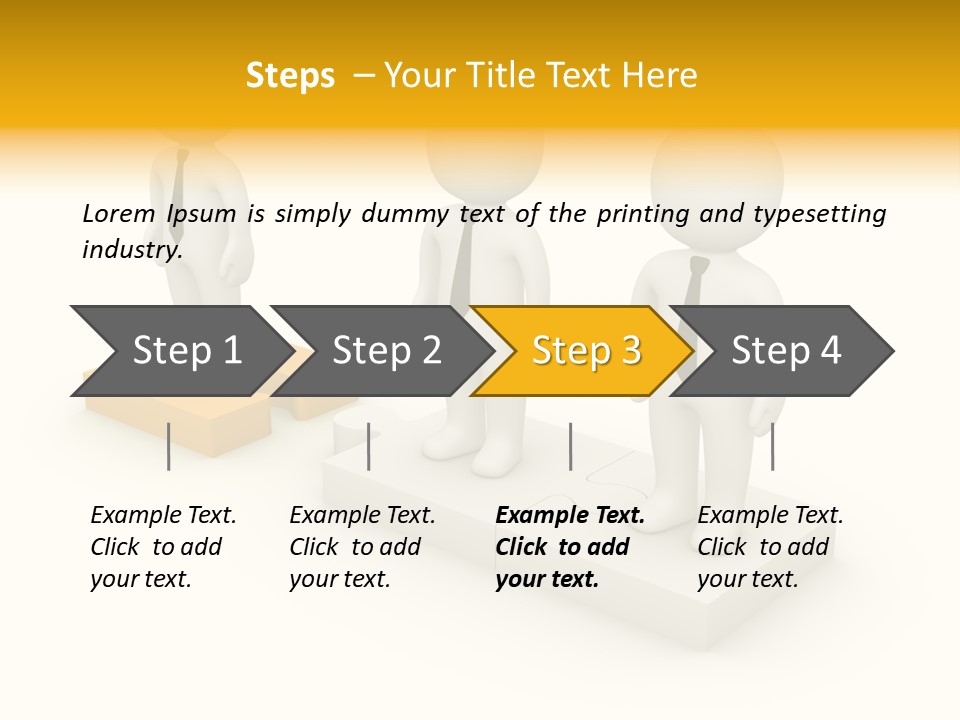 Attach Effort Job PowerPoint Template