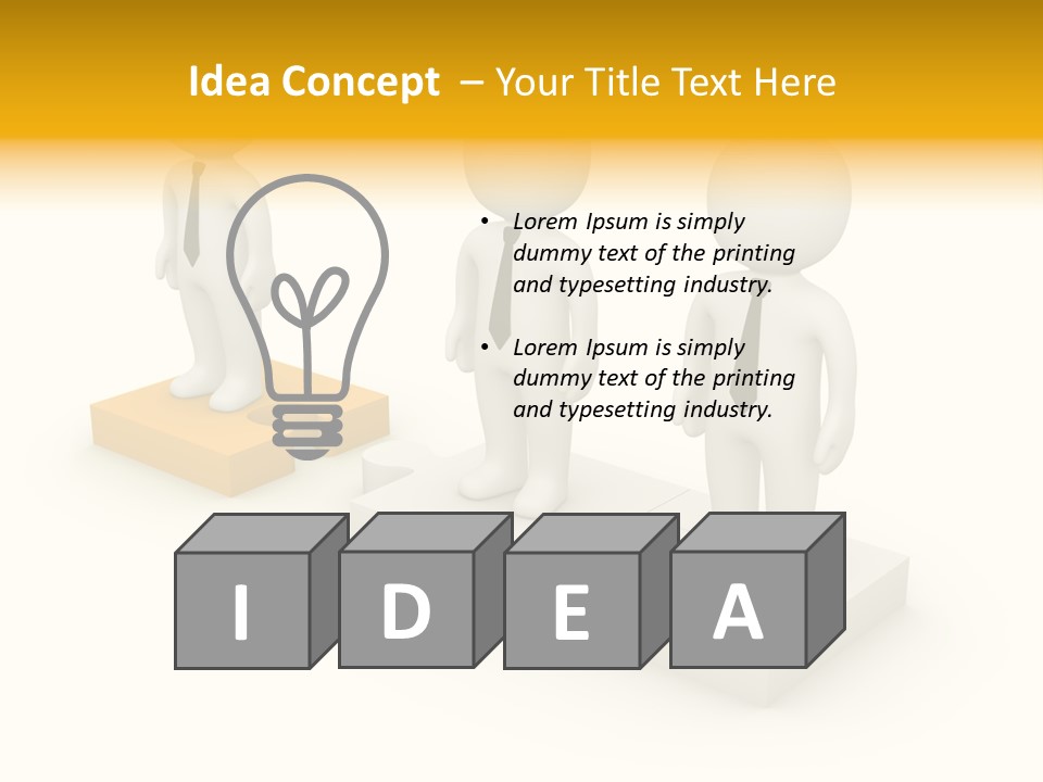 Attach Effort Job PowerPoint Template
