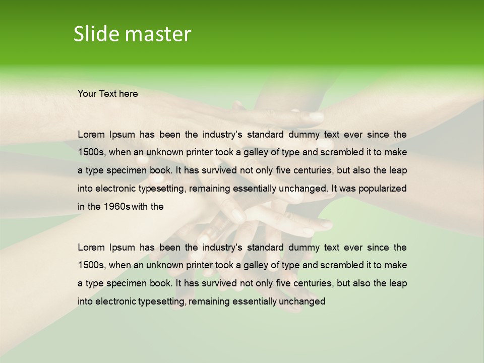 Wrinkled People Heap PowerPoint Template