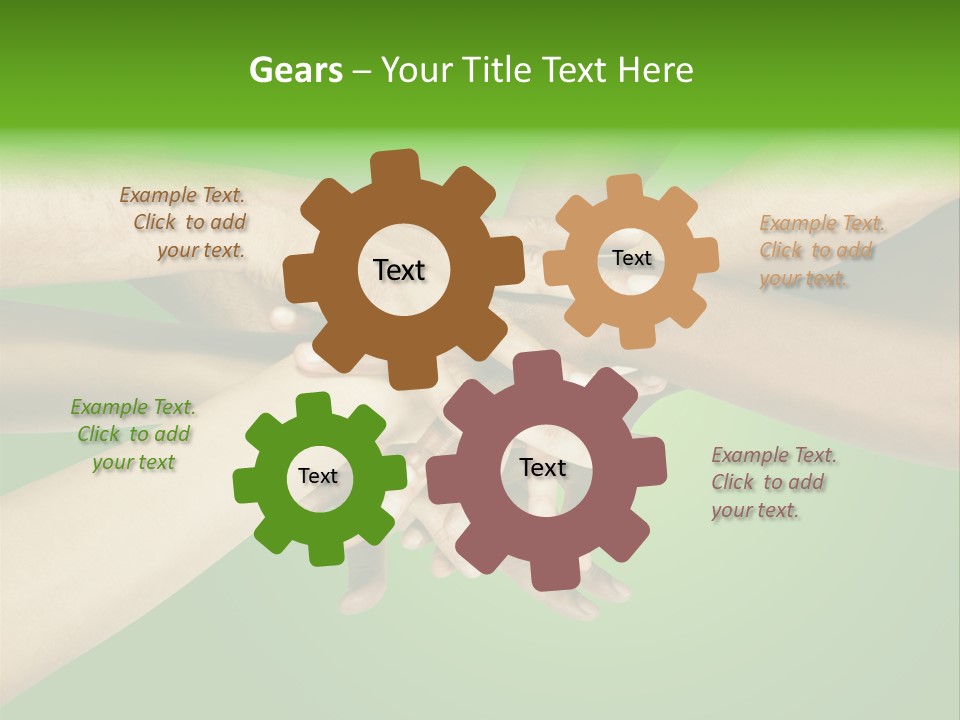 Wrinkled People Heap PowerPoint Template