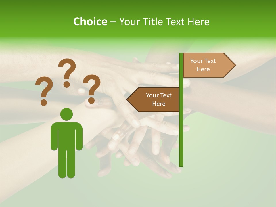 Wrinkled People Heap PowerPoint Template