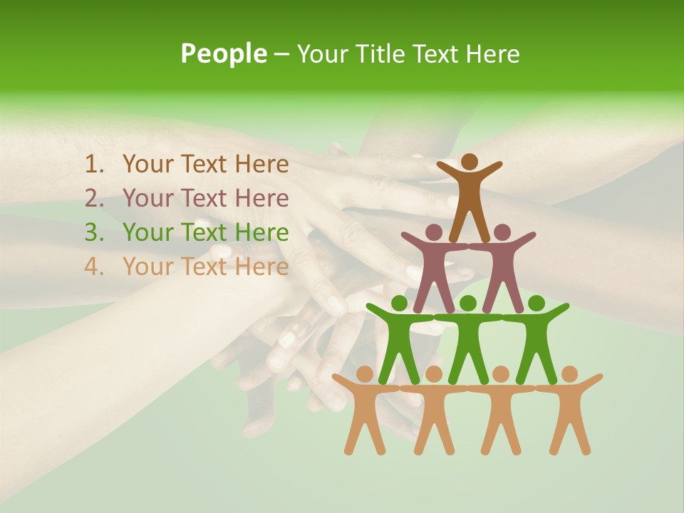 Wrinkled People Heap PowerPoint Template