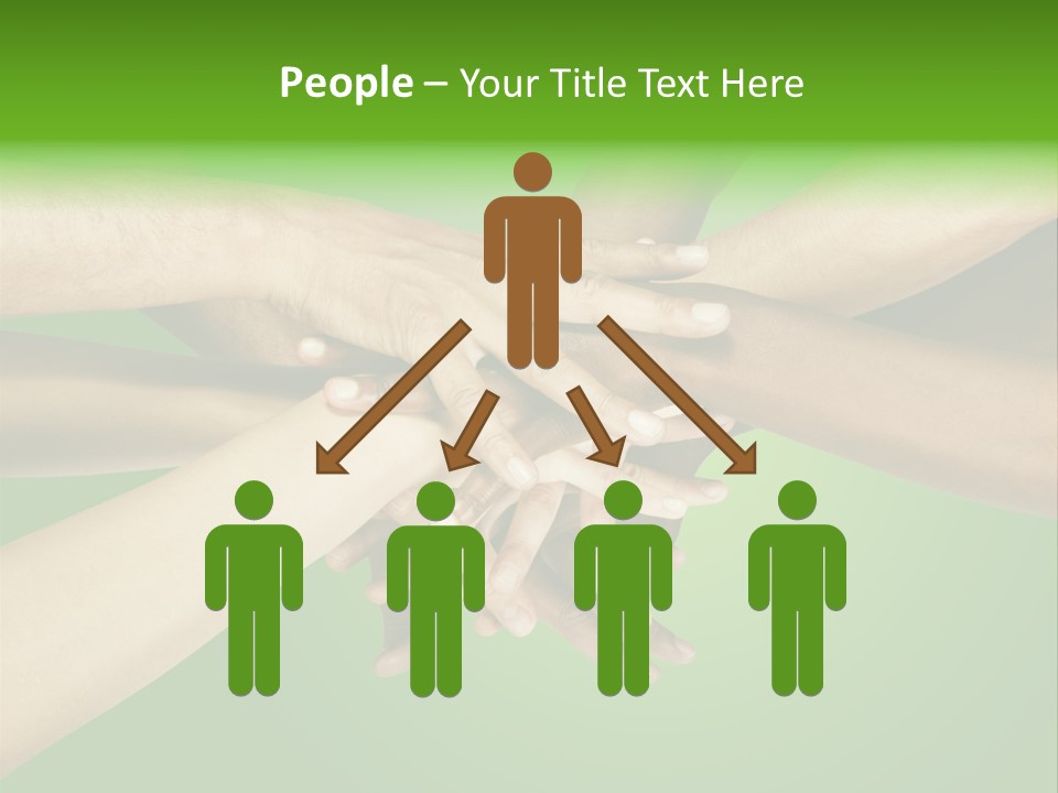 Wrinkled People Heap PowerPoint Template