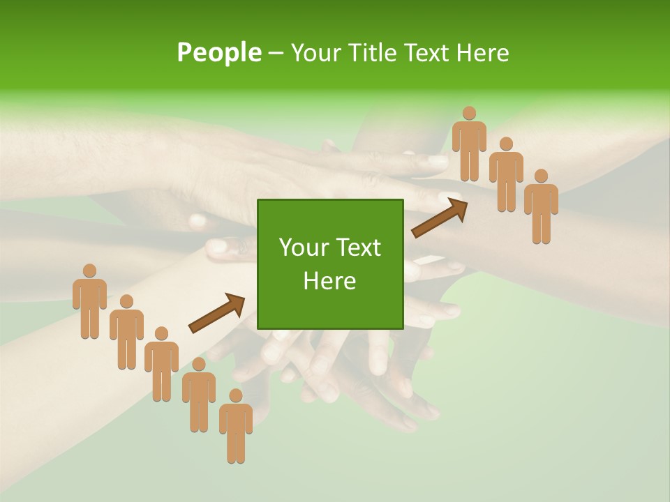 Wrinkled People Heap PowerPoint Template