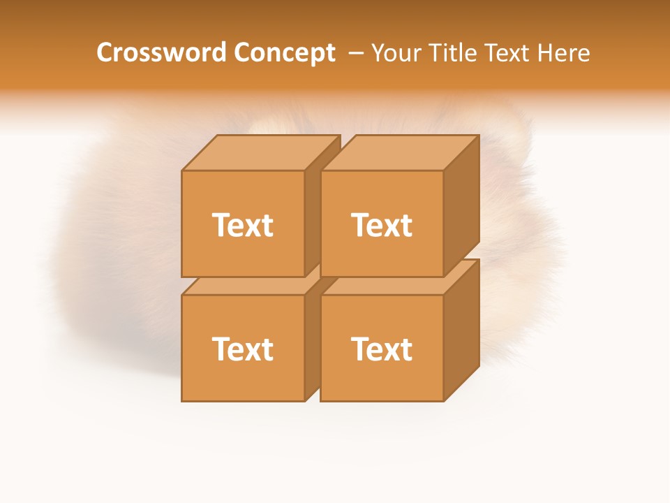 Cute Staring Horizontal PowerPoint Template