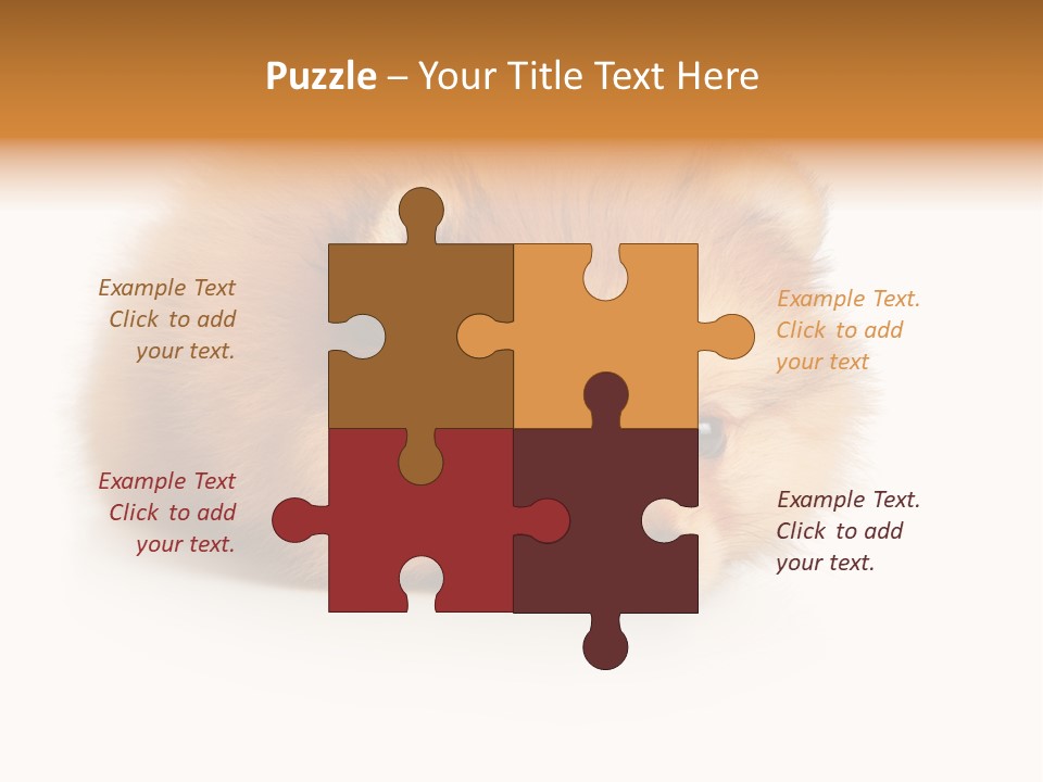 Cute Staring Horizontal PowerPoint Template