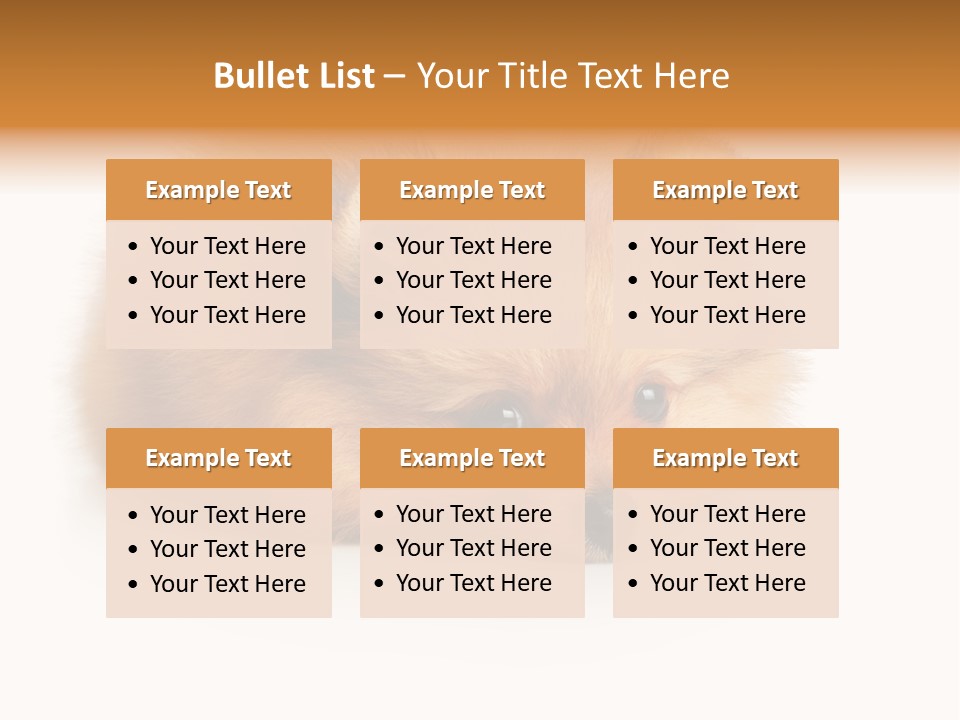 Cute Staring Horizontal PowerPoint Template