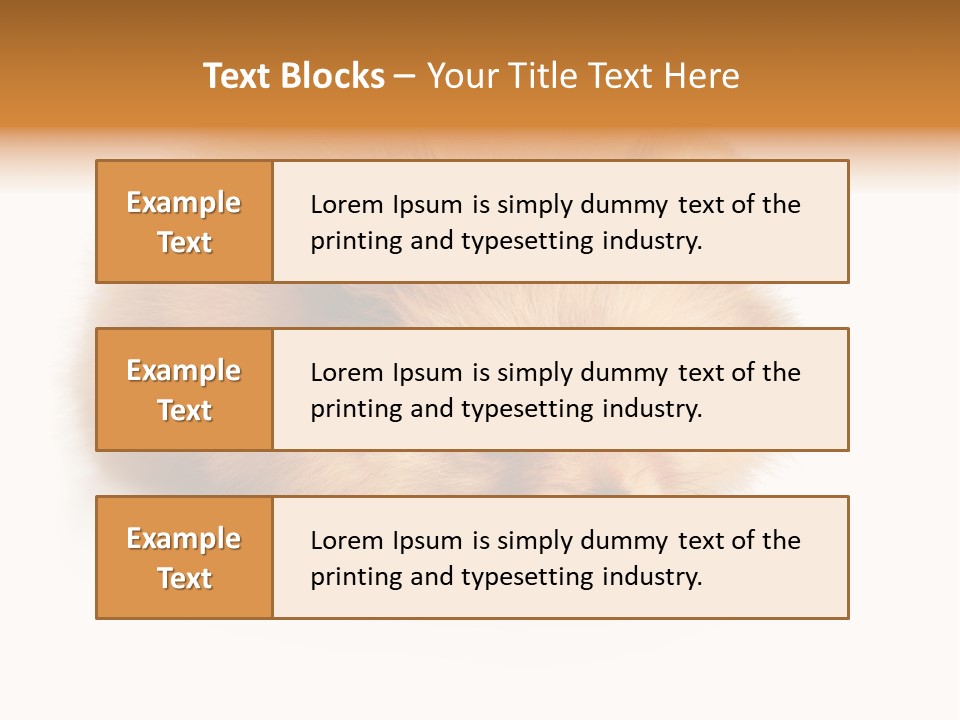 Cute Staring Horizontal PowerPoint Template