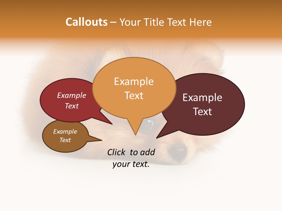 Cute Staring Horizontal PowerPoint Template