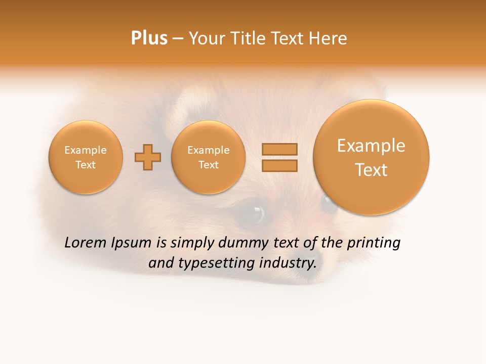 Cute Staring Horizontal PowerPoint Template