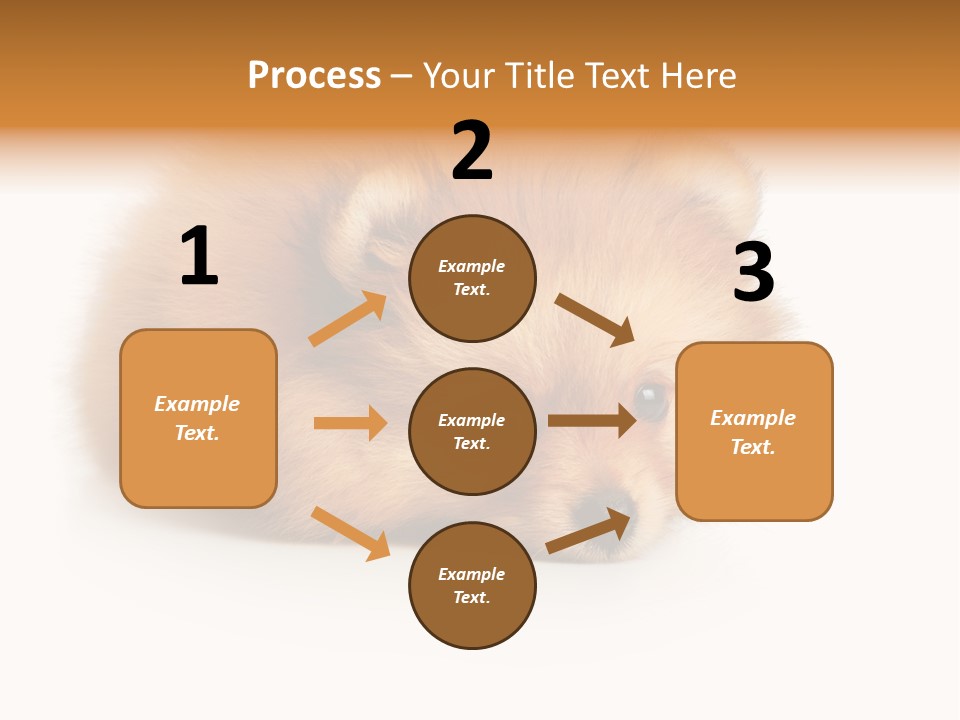 Cute Staring Horizontal PowerPoint Template