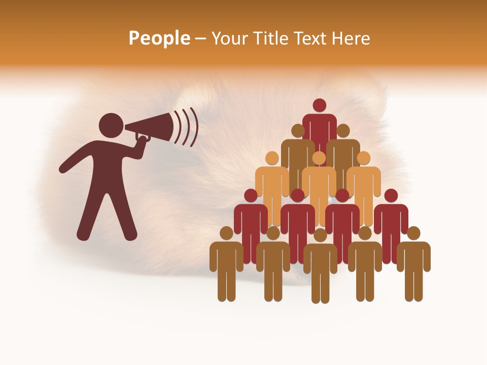 Cute Staring Horizontal PowerPoint Template