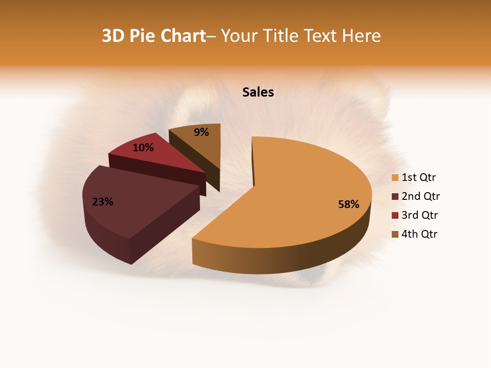 Cute Staring Horizontal PowerPoint Template