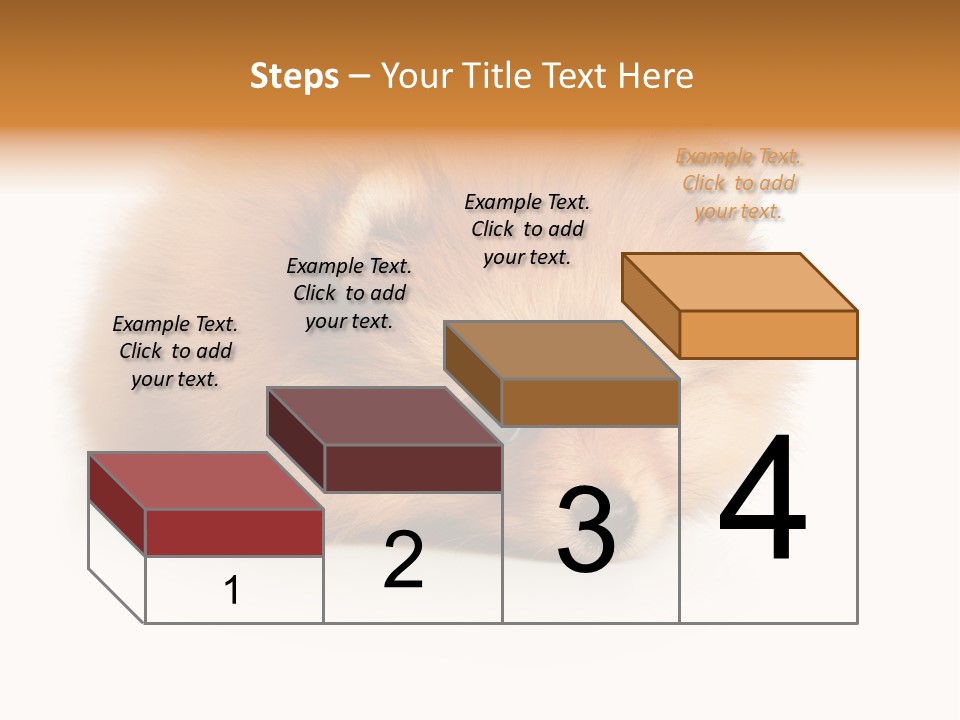Cute Staring Horizontal PowerPoint Template