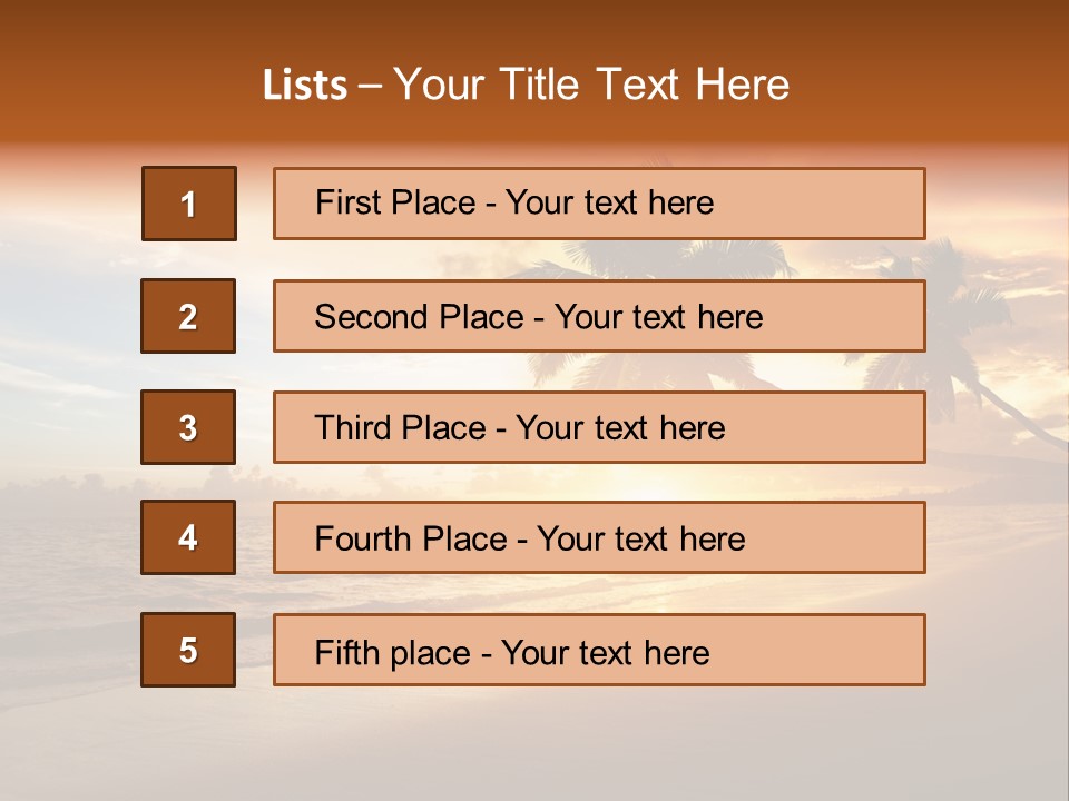 Sea Travel Seascape PowerPoint Template