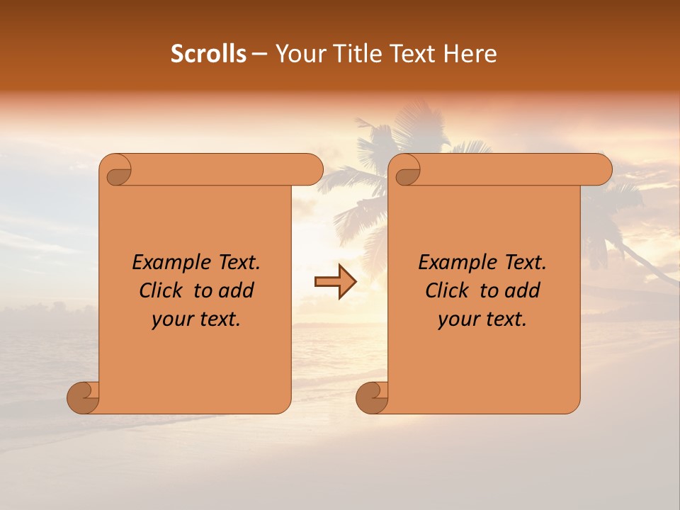 Sea Travel Seascape PowerPoint Template