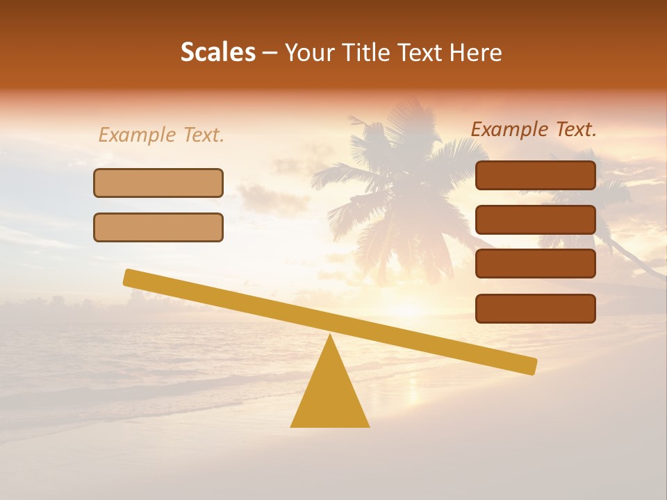 Sea Travel Seascape PowerPoint Template