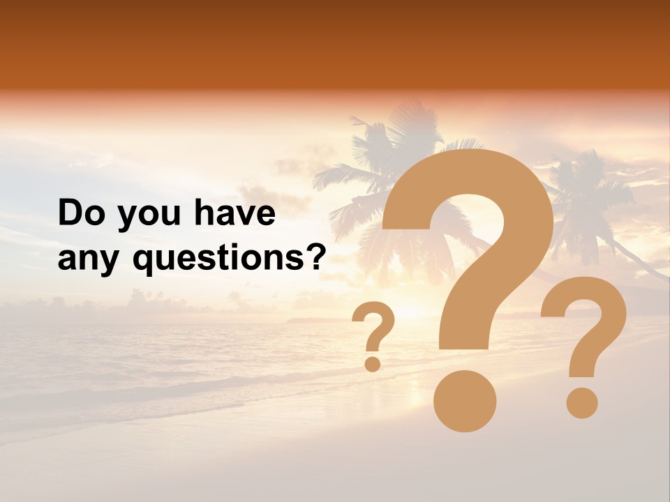 Sea Travel Seascape PowerPoint Template