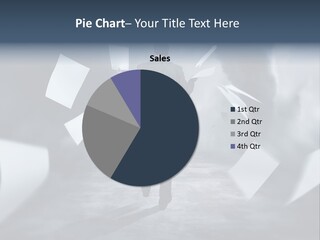 Flying Destruction Power PowerPoint Template