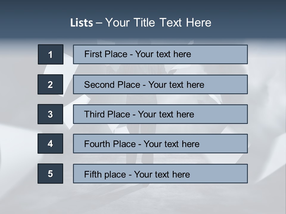 Flying Destruction Power PowerPoint Template