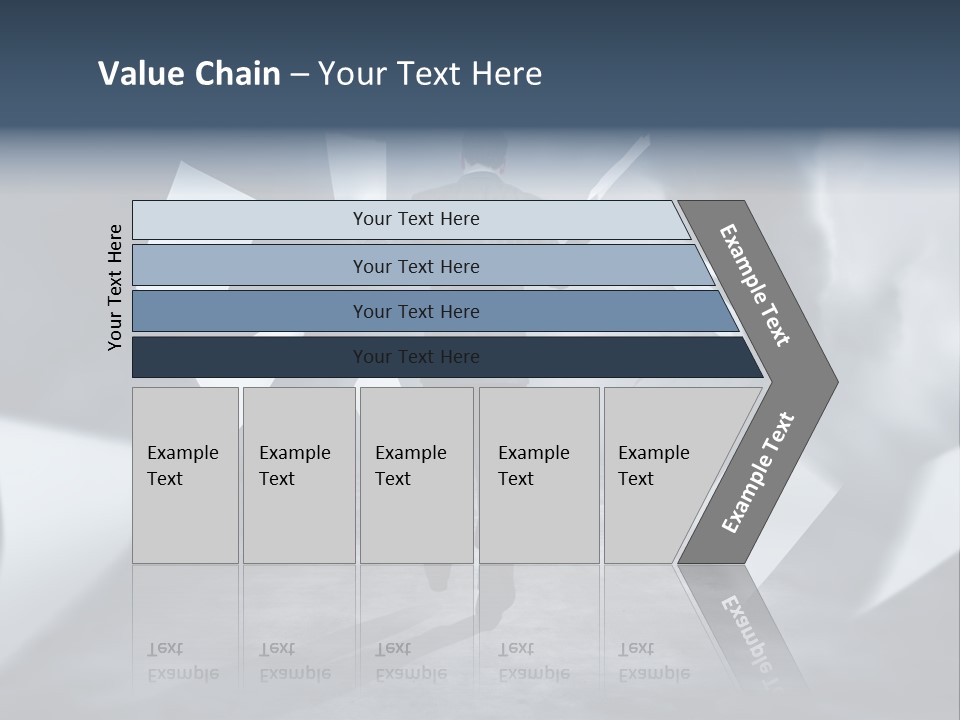 Flying Destruction Power PowerPoint Template