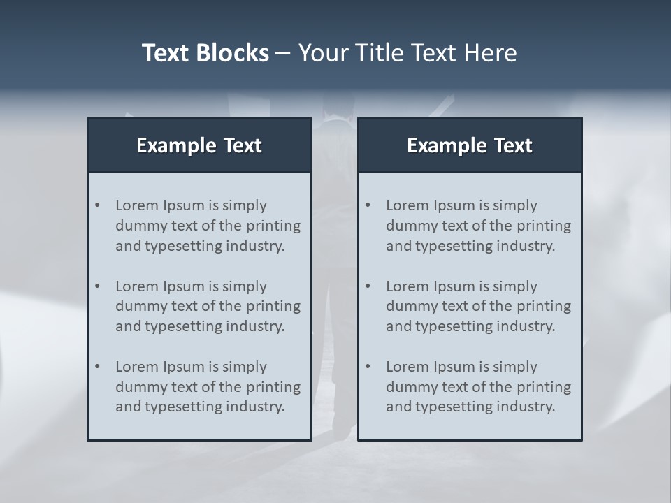 Flying Destruction Power PowerPoint Template