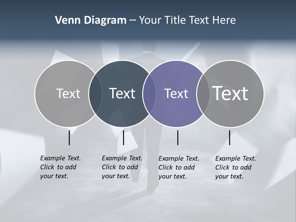 Flying Destruction Power PowerPoint Template