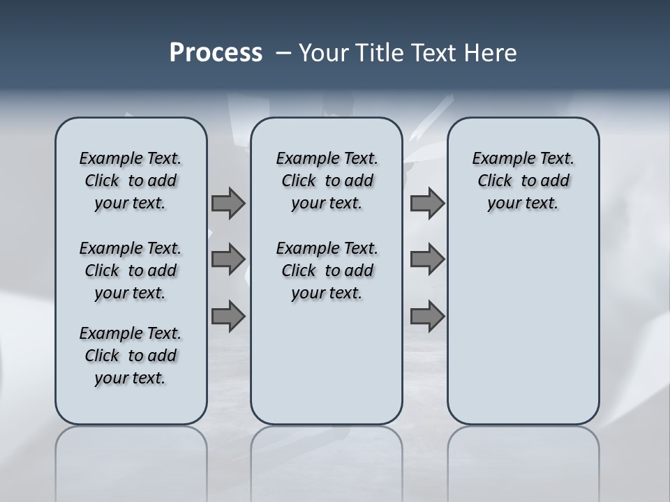 Flying Destruction Power PowerPoint Template