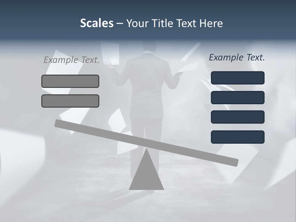 Flying Destruction Power PowerPoint Template