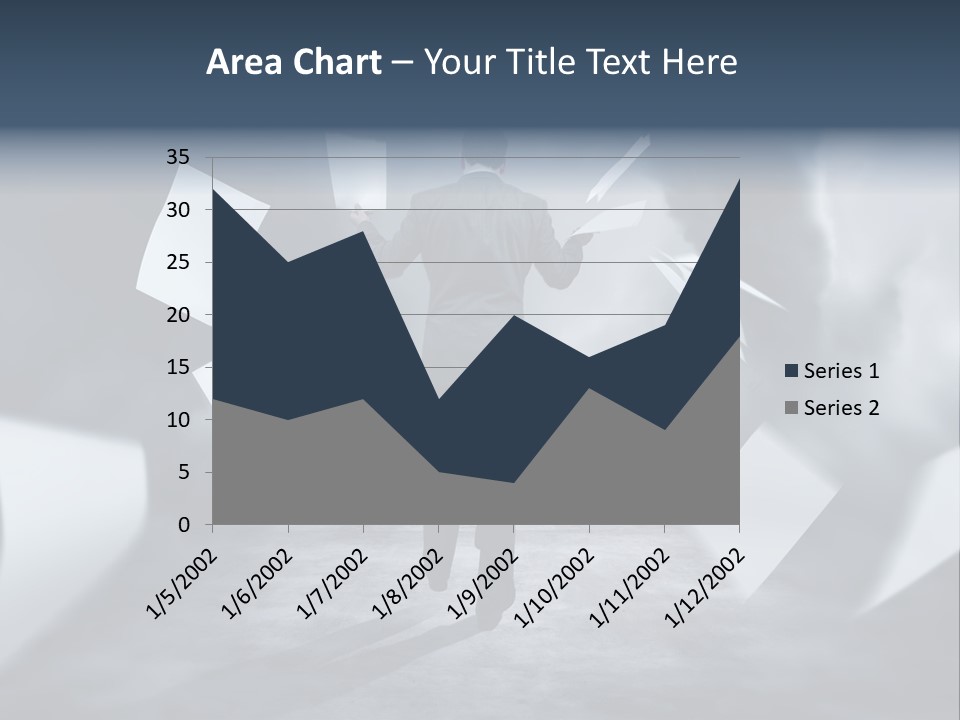 Flying Destruction Power PowerPoint Template