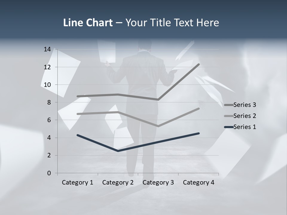 Flying Destruction Power PowerPoint Template