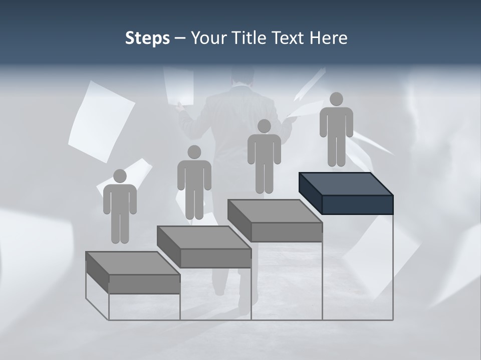Flying Destruction Power PowerPoint Template