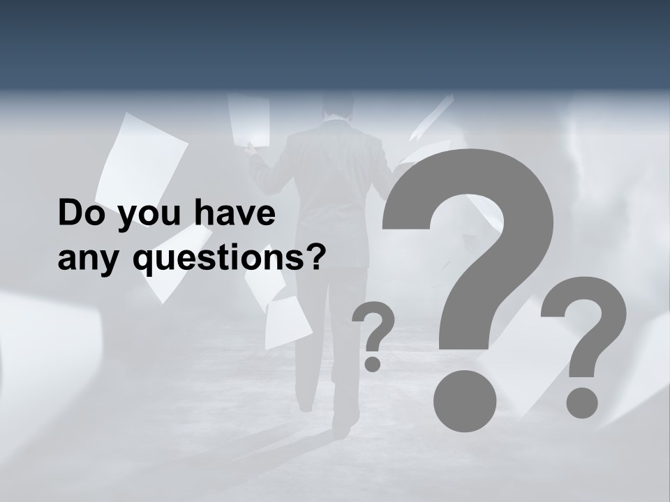 Flying Destruction Power PowerPoint Template