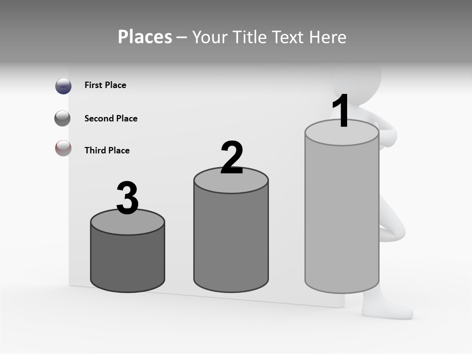 Successful Blank Character PowerPoint Template