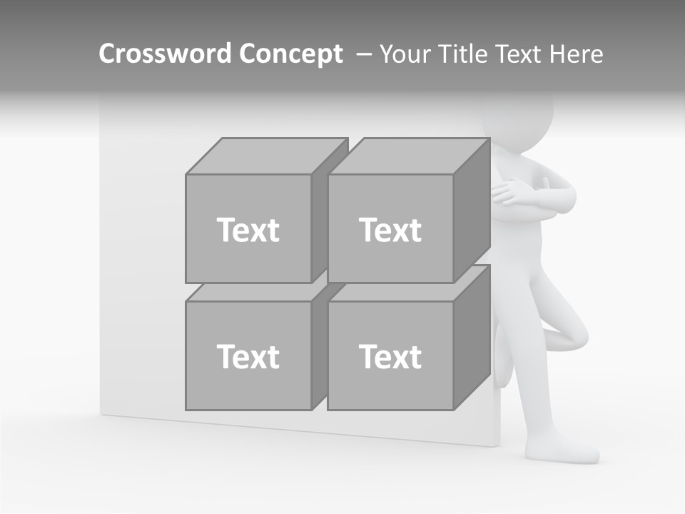 Successful Blank Character PowerPoint Template