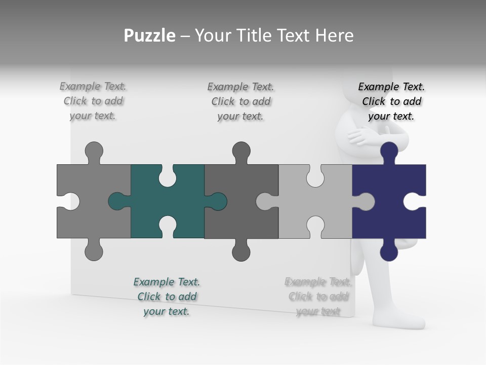 Successful Blank Character PowerPoint Template