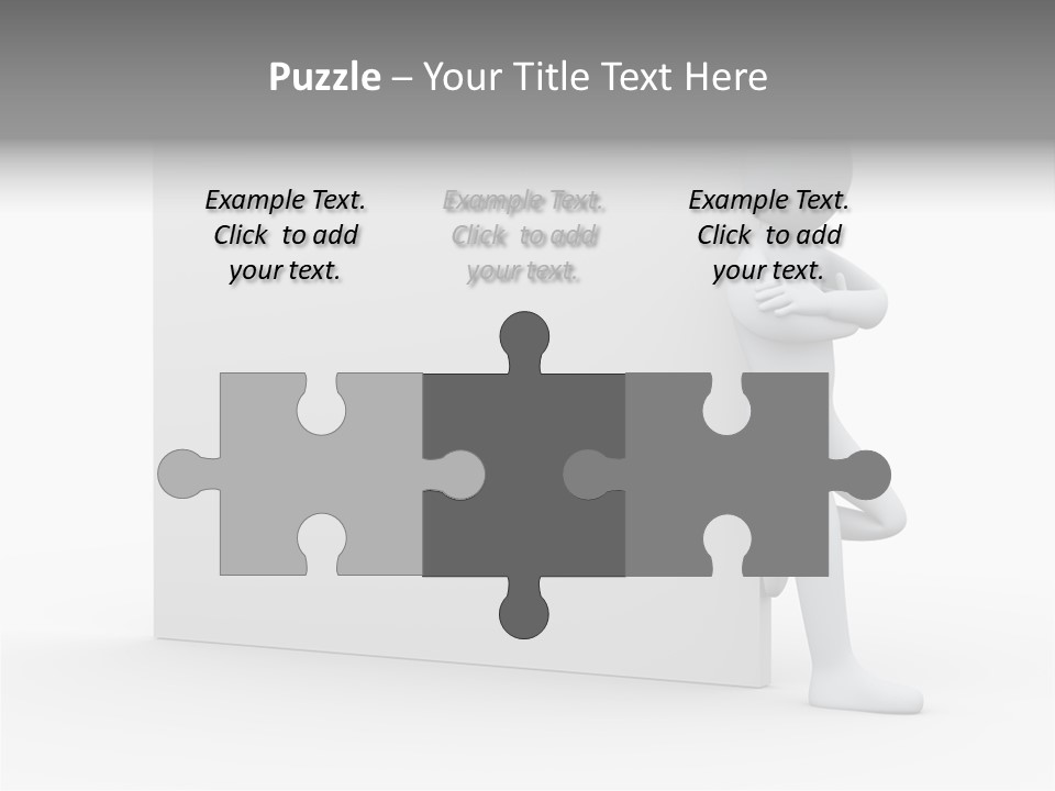 Successful Blank Character PowerPoint Template