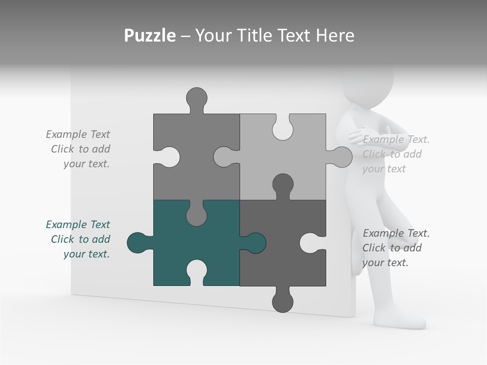 Successful Blank Character PowerPoint Template