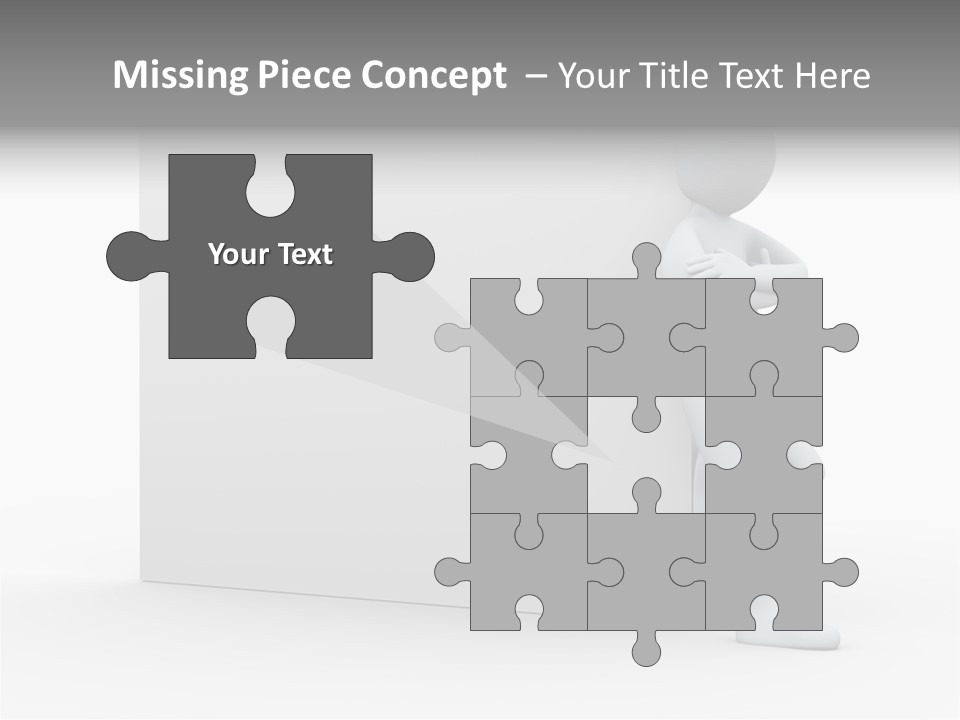 Successful Blank Character PowerPoint Template