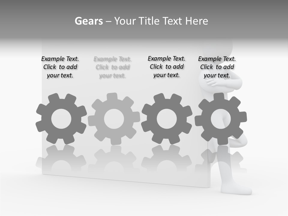 Successful Blank Character PowerPoint Template