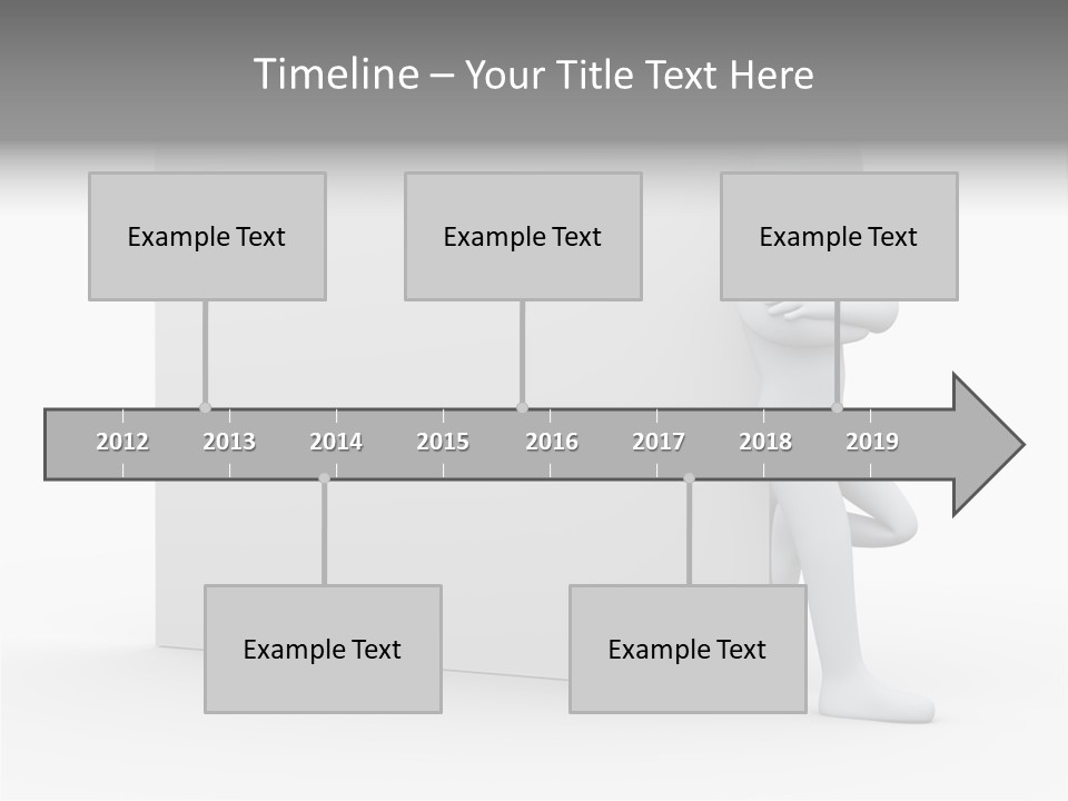 Successful Blank Character PowerPoint Template