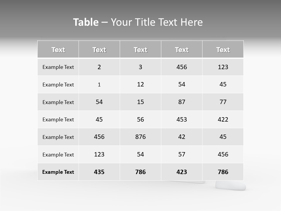 Successful Blank Character PowerPoint Template