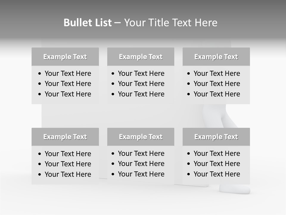 Successful Blank Character PowerPoint Template