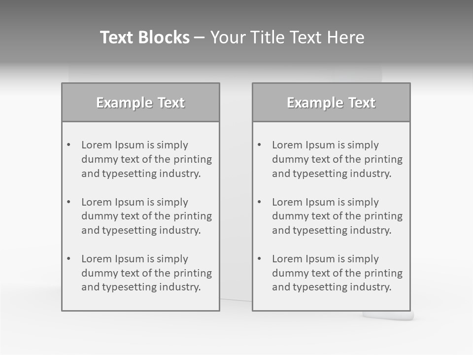Successful Blank Character PowerPoint Template