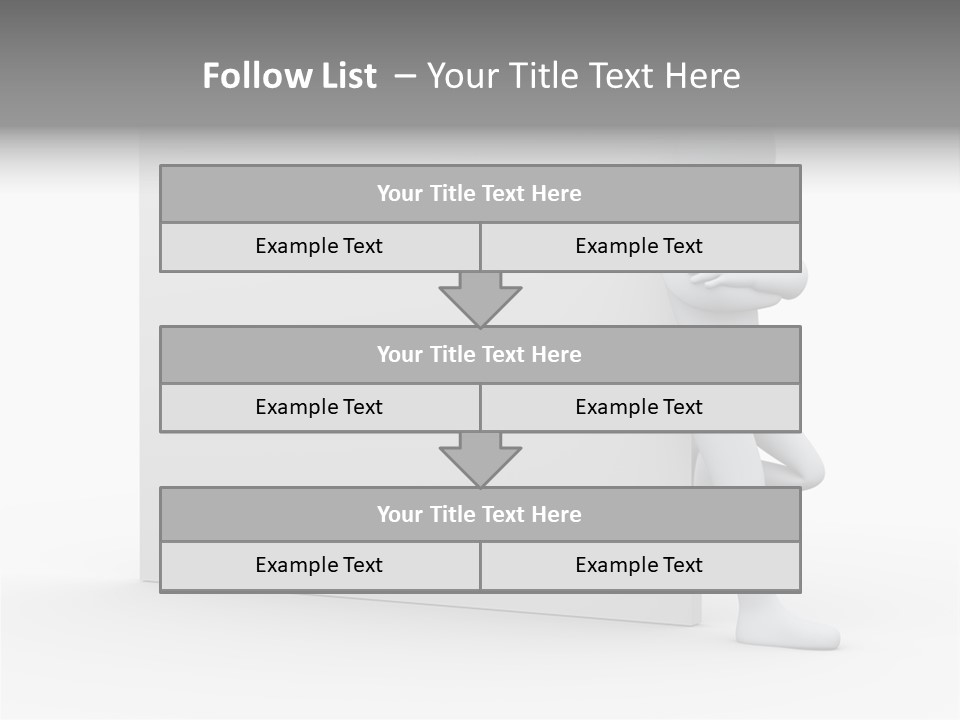 Successful Blank Character PowerPoint Template