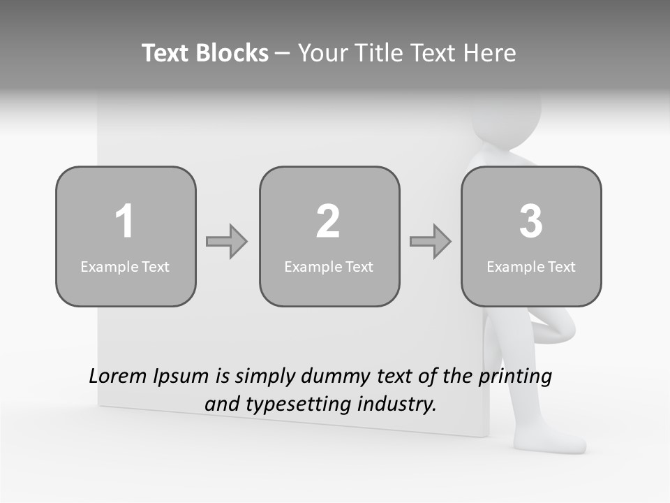 Successful Blank Character PowerPoint Template