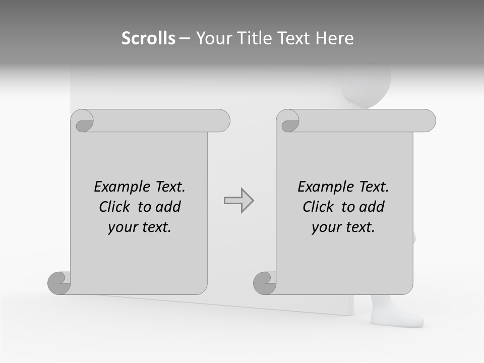 Successful Blank Character PowerPoint Template
