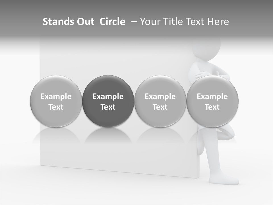 Successful Blank Character PowerPoint Template