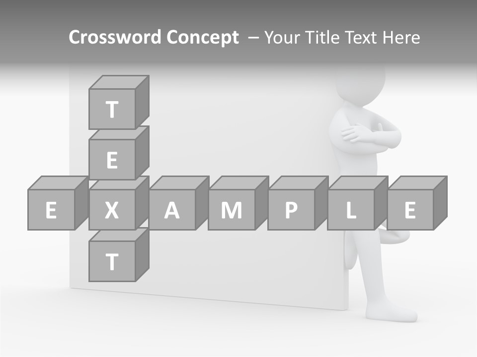 Successful Blank Character PowerPoint Template